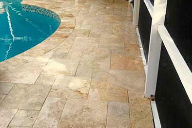pool deck pressure washing